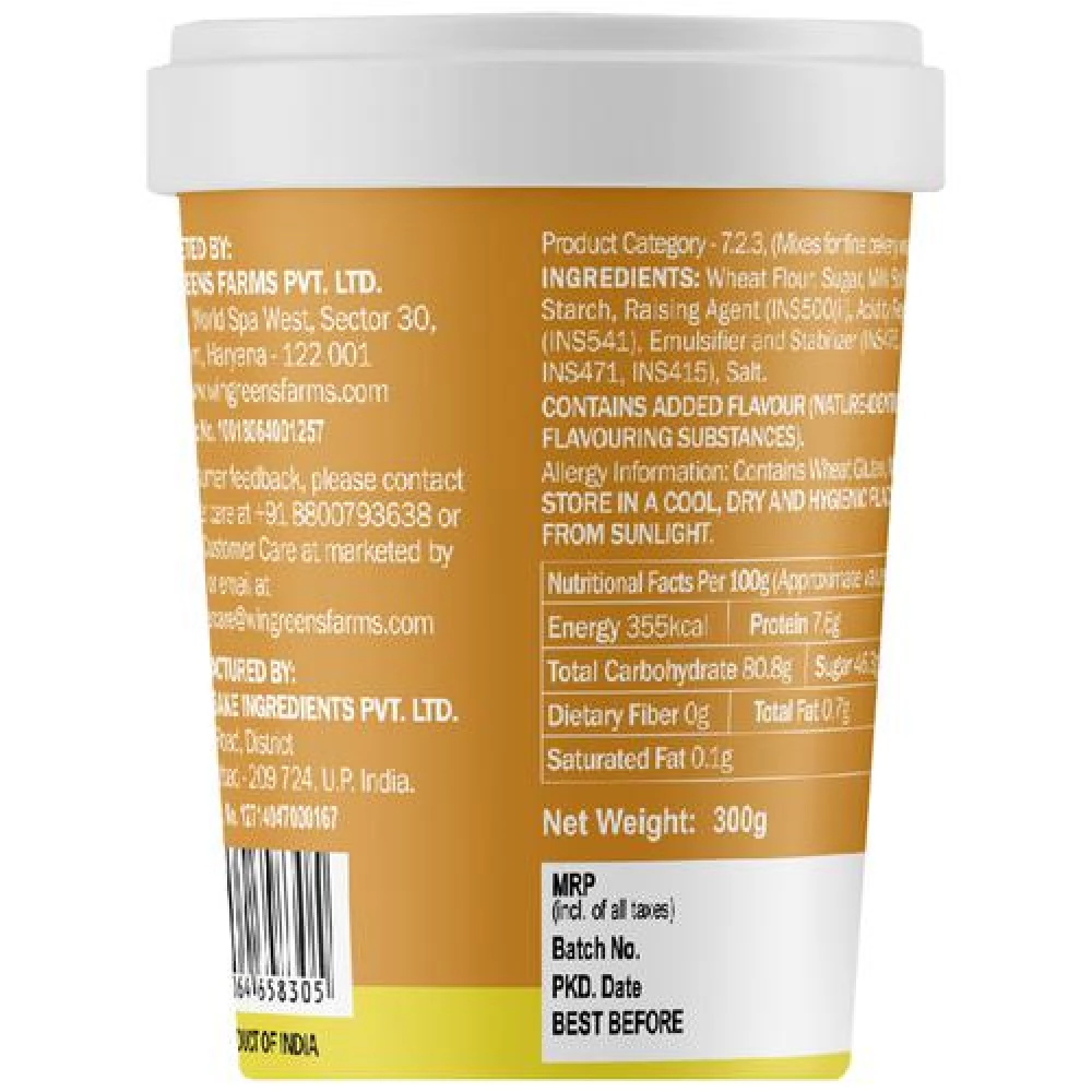 Wingreens Farms Impatient Baker - Eggless Vanilla Cake Mix, 300 g Tub-2.webp